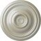 Ekena Millwork Traditional Ceiling Medallion (Fits Canopies up to 4"), Hand-Painted Flash Blue, 14 3/4"OD x 1 3/4"P CM14TRFBS - alternate 1